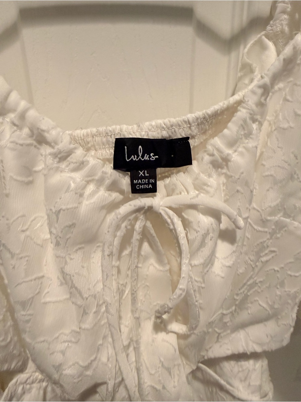 Darling Sight White Floral Jacquard Cutout Dress with Pockets Lulus